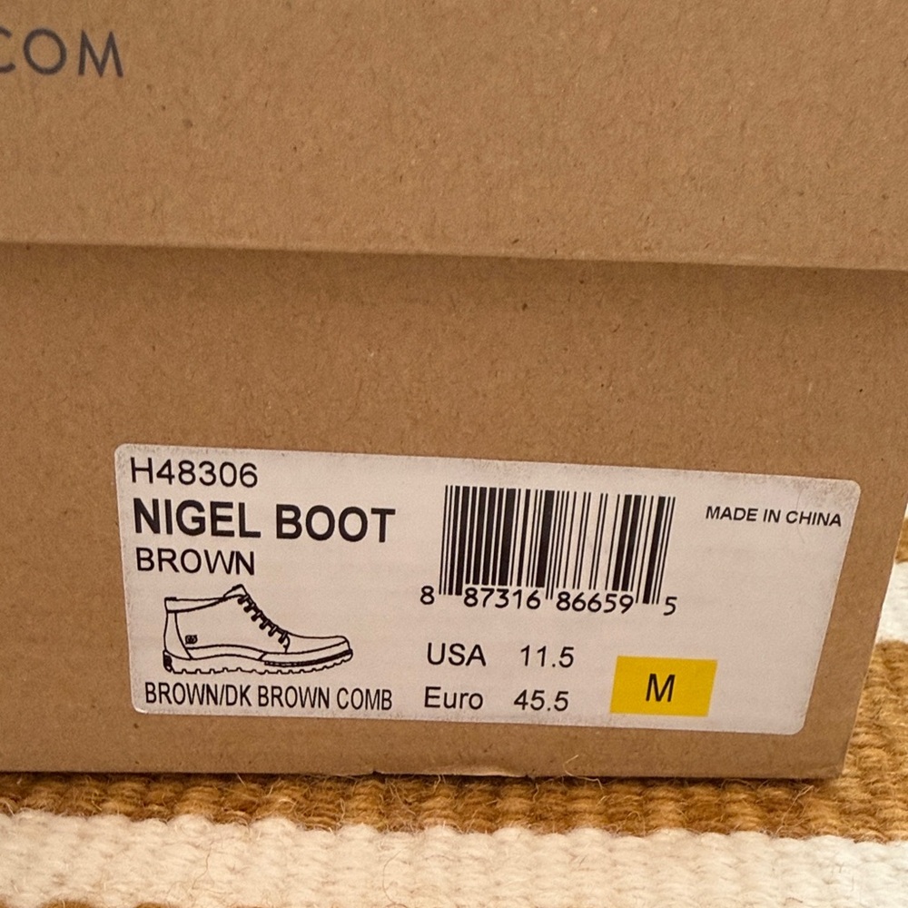 Born Nigel Brown Leather Chukka Boots, Men’s 11.5 - Picture 2 of 8
